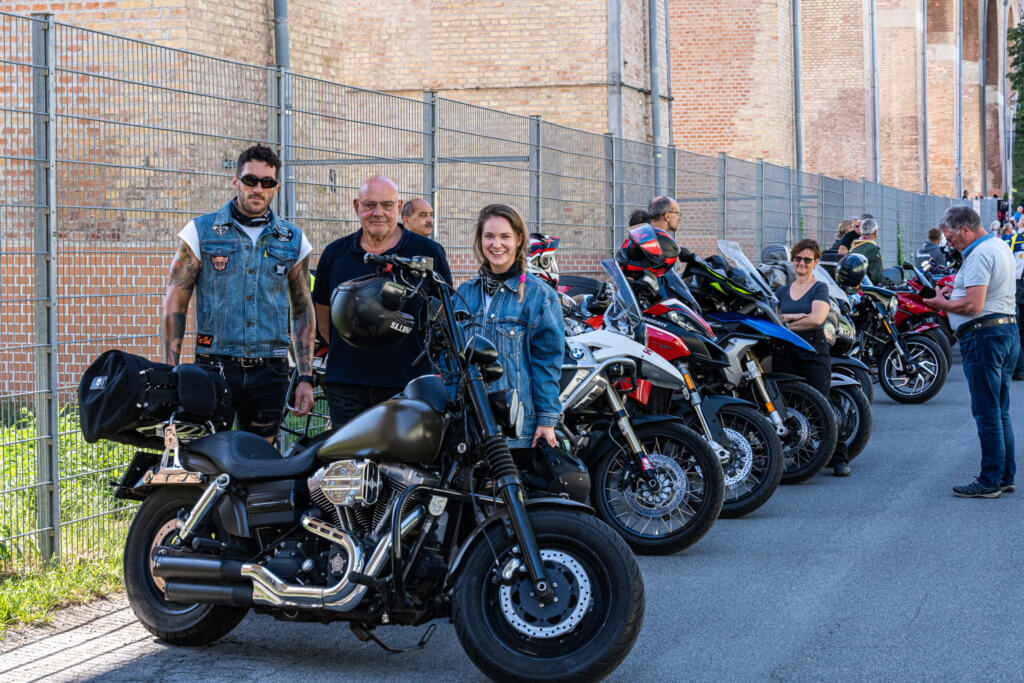 Bikerfahrt im Rahmen der Schloss Spiele Kobersdorf