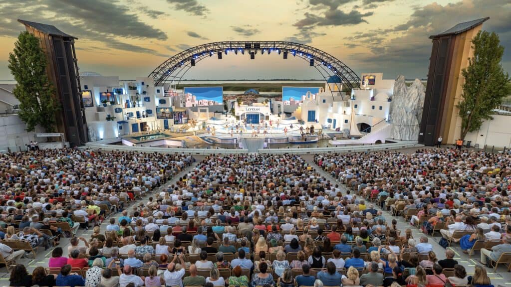 Seebühne mit Blick auf Tribüne © Seefestspiele Mörbisch Andreas Hafenscher